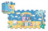 Penové puzzle Prasiatko Peppa / Peppa Pig 32x32cm 8ks v sáčku