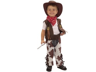 Kostým na karneval - Kovboj, 92 - 104 cm