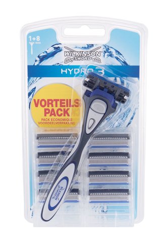 Wilkinson Sword Hydro 3 holicí strojek s jednou hlavicí 1 ks + náhradní hlavice 8 ks