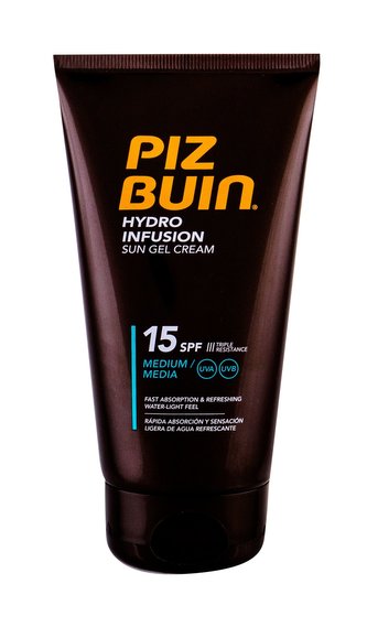 PIZ BUIN Hydro Infusion Opaľovací prípravok na telo Sun Gel Cream 150 ml SPF15 unisex