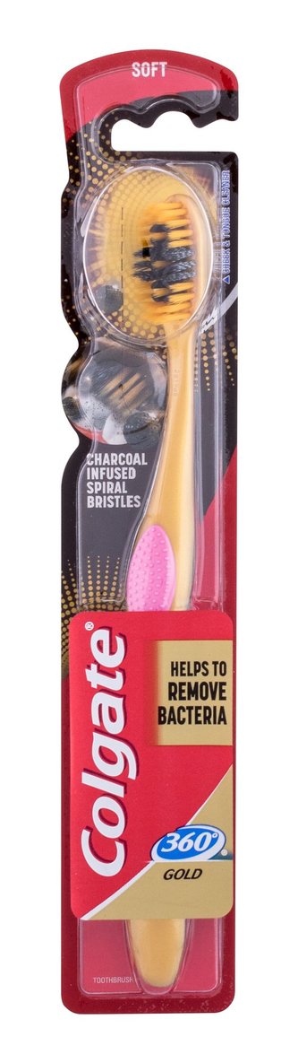 Colgate 360° Zubní kartáček Gold 1 ks Soft unisex