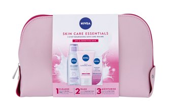 Nivea MicellAIR micelární voda 200 ml + čisticí krém Gentle Cleansing 150 ml + denní pleťová péče SPF15 Nourishing Day 50 ml