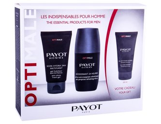 PAYOT Homme Optimale pleťový balzám 50 ml + deodorant 75 ml + sprchový gel 200 ml