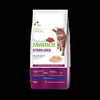 TRAINER Natural Cat STERIL.drubezi 10kg
