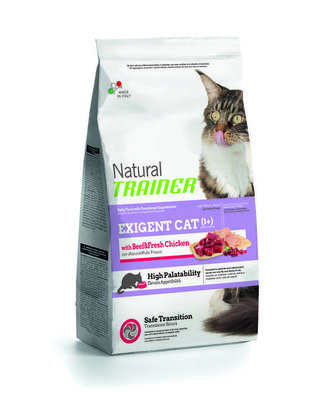 TRAINER Natural Cat Exigent hovezi 1,5kg