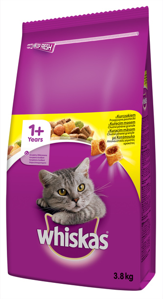WHISKAS kureci 3,8kg