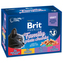 Kap.Brit Cat Prem. Vrecúška Family 12x100g