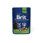 Kap.Brit Cat Prem. Pouches kureci platky Sterilised 100g