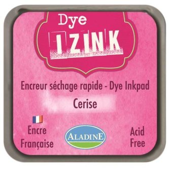 Aladine IZINK DYE razítkovací inkoust 8 x 8 cm - třešňová