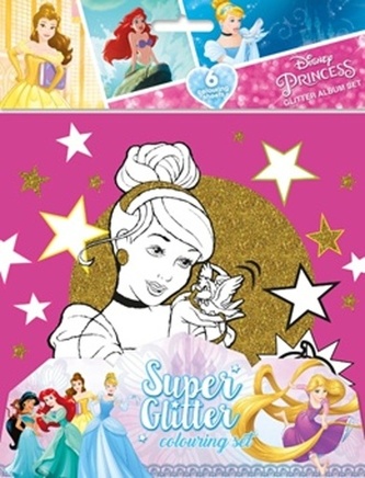 Princezné - Trblietavé omaľovánky