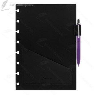 Filofax přídavné poutko na pero s perem - fialová
