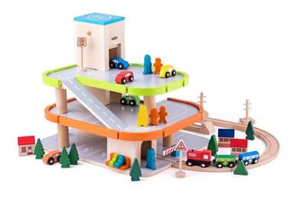 Woody Garáž trojpodlažná s príslušenstvom (bez zvuku) / nový dizajn