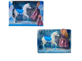 Bábika s koňom, 15 cm