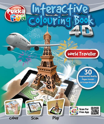 Pukka Fun Interaktivní omalovánky - Cestovatel