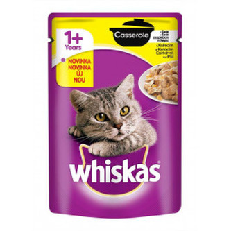 Kap.WHISKAS Cass. s kurecim v zele 85g