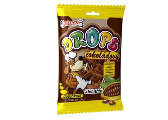 MLS P drops cokoladovy 75g