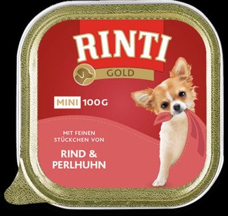 Past.RINTI GOLD Mini hovezi+perlicka 100g