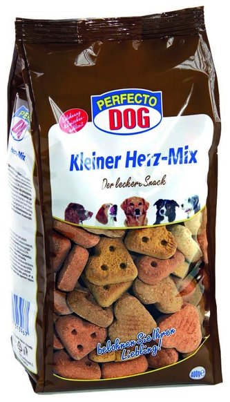 Perfecto Dog susenky male srdicka mix 400g