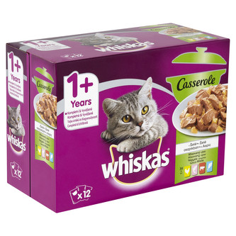 Kap.WHISKAS Cass. Multip.mix vyber v zele 12x85g