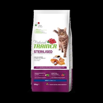 TRAINER Natural Cat STERIL. losos 10kg