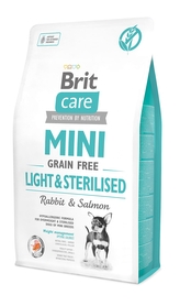 Brit Care Mini Light &amp; Sterilized Mini Grain Free 2 kg