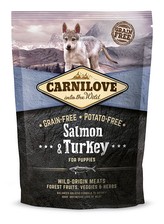 Carnilove Losos &amp; Morka pre šteňa 1,5kg - losos a krocan