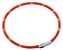 KARLIE svit.LED obojek pro psy 70 cm oranzovy