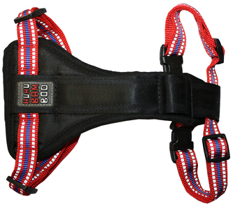 Postr.HUHU bezp. do auta cerveny L