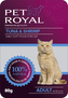 Kap.Pet Royal Cat tunak+krevety 80g