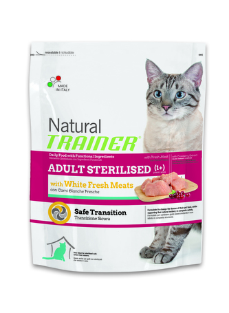 TRAINER Natural Cat Sterilised drubezi maso 3kg