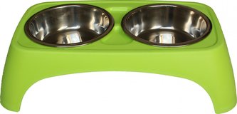 Miska Build dvojita antikor.vnitrek mix barev 31,2x18,2x8cm