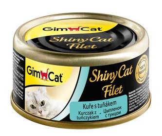 Konz.SHINY CAT filet kure s tunakem 70g