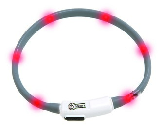 KARLIE svit.LED obojek pro kocky 35cm sedy