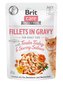 Kap.Brit Care Cat Fillets in GravyTurkey & Savory Salmon 85g