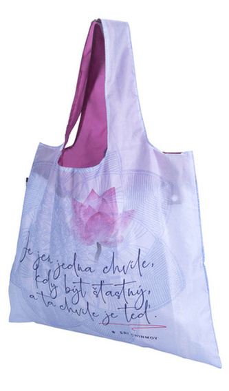 Taška nákupní skládací Je jen jedna chvíle 50x42 cm