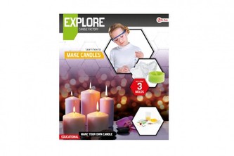 Výroba sviečok vedecká hra s formičkami v krabici 27x31x5cm