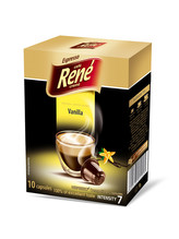 René Espresso káva príchuť Vanilla 10x kapsule pre Nespresso