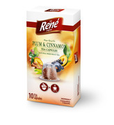 René čaj slivka so škoricou kapsule pre Nespresso 10ks