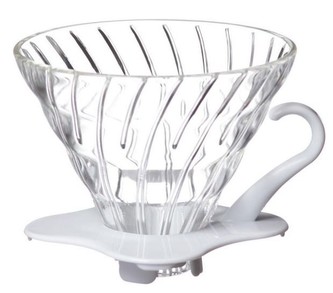 Hario dripper V60-01 skleněný čirý