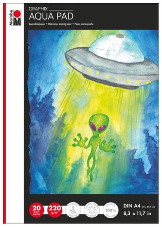 Marabu Graphix blok A4 - na aquarel