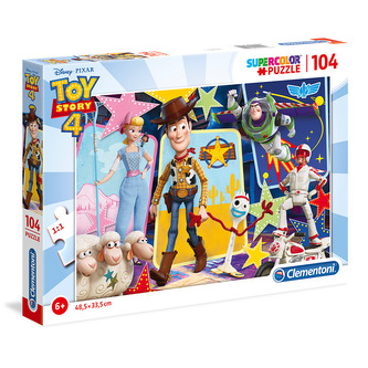 Clementoni Puzzle Supercolors Toy Story 4 / 104 dílků