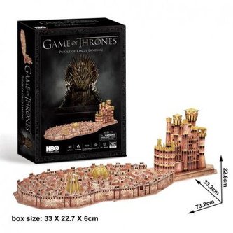 3D Puzzle - Hra o trůny / 262 dílků