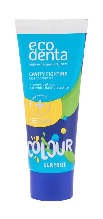 Ecodenta Toothpaste Zubní pasta Cavity Fighting 75 ml Colour Surprise pro děti