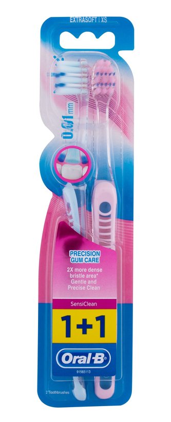 Oral-B SensiClean Zubní kartáček Precision Gum Care 2 ks Extra Soft unisex