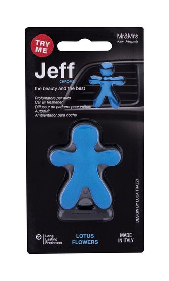 Mr&Mrs Fragrance Jeff Vůně do auta 1 ks Lotus Flowers unisex