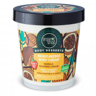 Organic Shop Hydratační tělový krém Body Desserts Vanilka a bambucké máslo (Moisturizing Body Cream) 450 ml woman