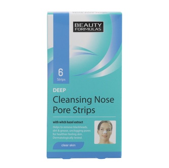 BEAUTY FORMULAS Hloubkově čistící pásky na nos s vilínem