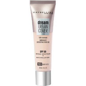 Maybelline Lehký make-up Dream Urban Cover SPF 50 (Full Coverage Lightweight Protective Make-Up )30 ml Odstín 122 Creamy Beige woman