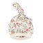 Kojenecká čepička New Baby Flowers béžová - velikost 68/74