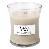 WoodWick oválná váza Wood smoke 85g
